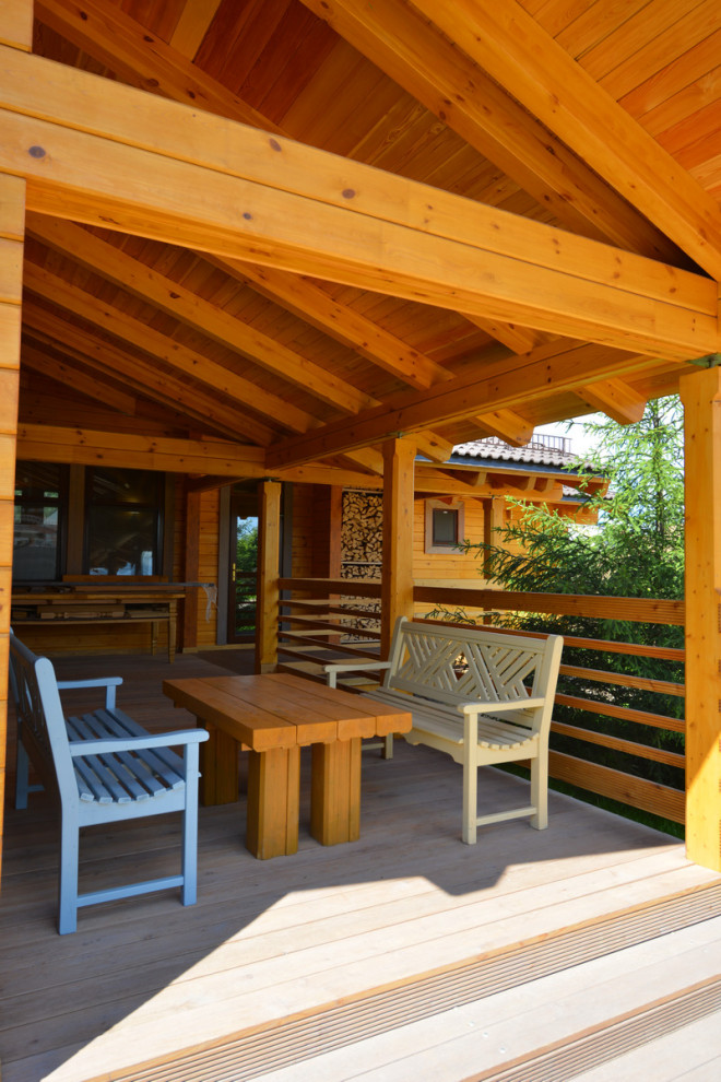 Терраса и дом