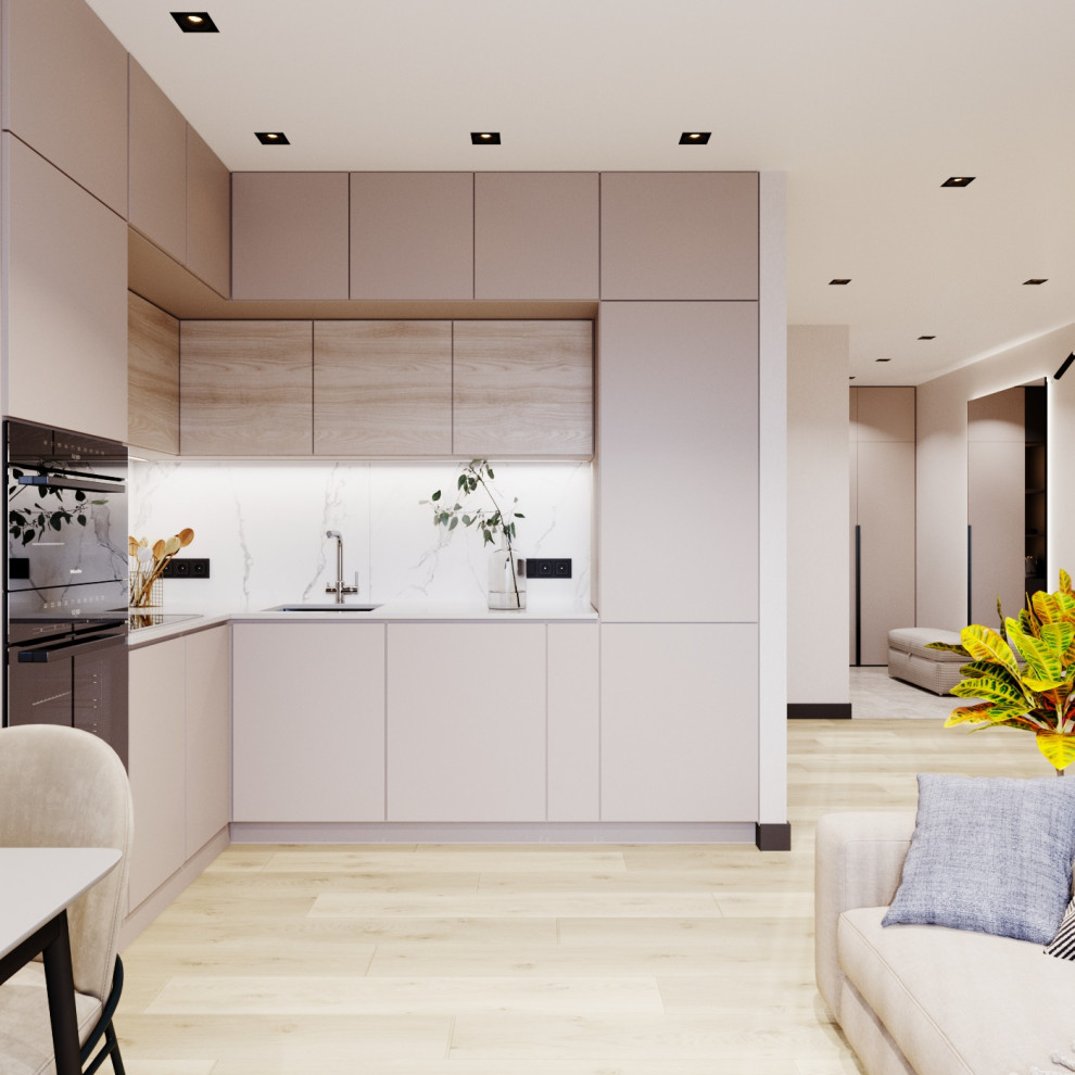 Обложка проекта: Минимализм в квартире на Басаргина