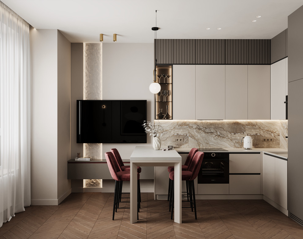 Обложка проекта: Дизайн-проект квартиры в ЖК "EVER"