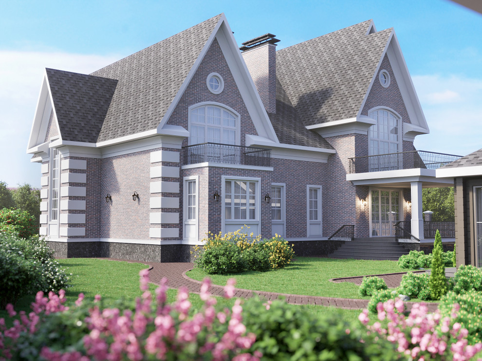 Проект дома со вторым светом 400 кв.м