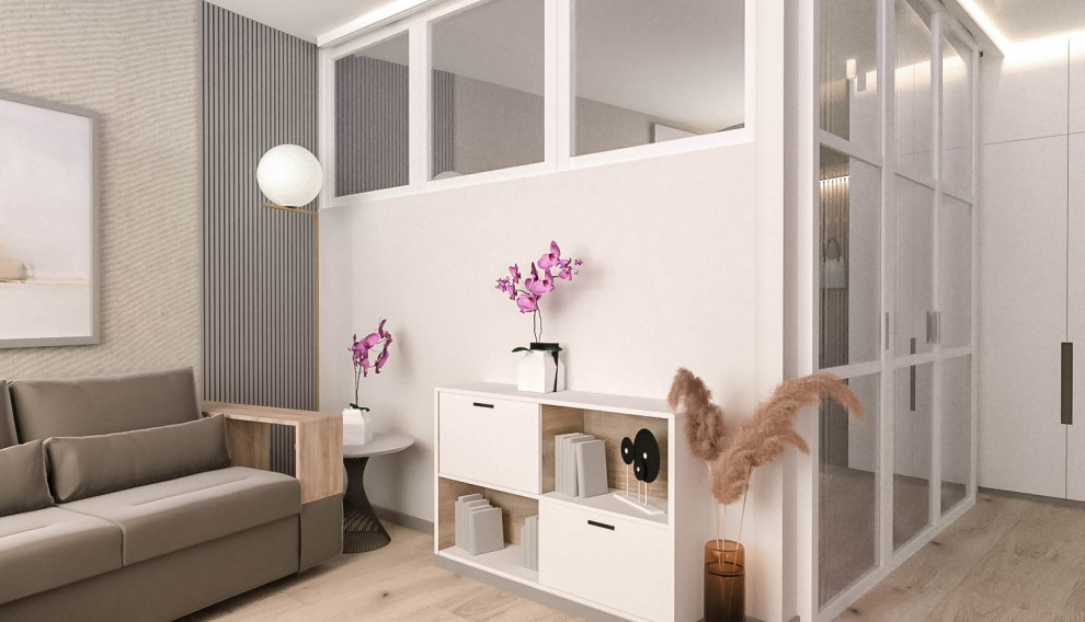 Квартира в современном стиле с теплыми тонами и уютной атмосферой