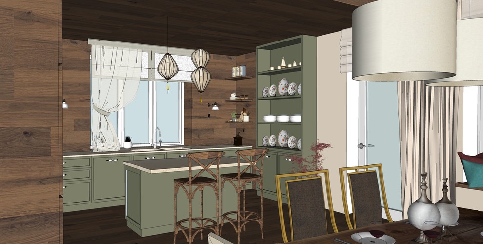 Дом в Кольцово с традиционными мотивами