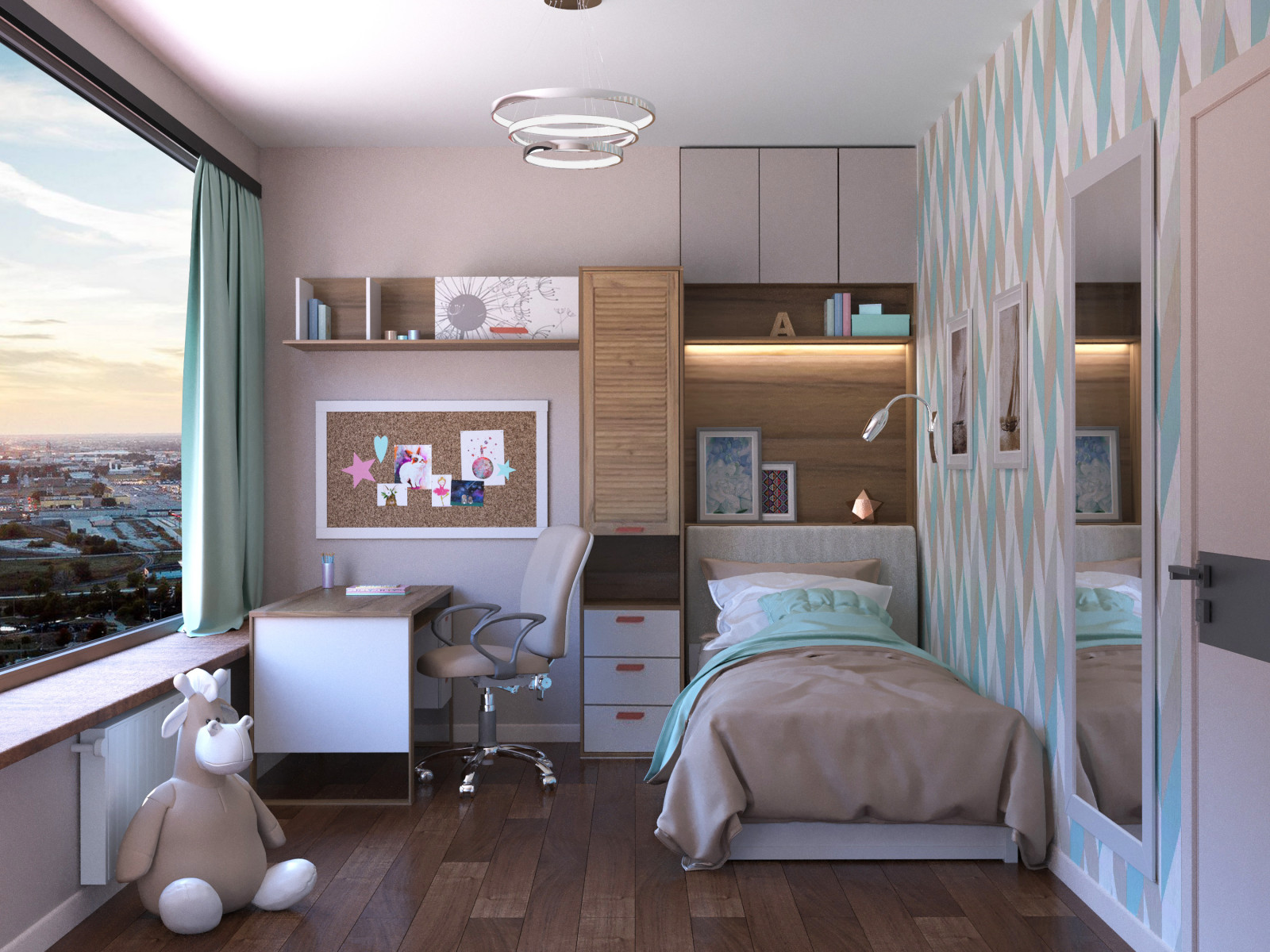 ЖК Дисквери, квартира в современном стиле