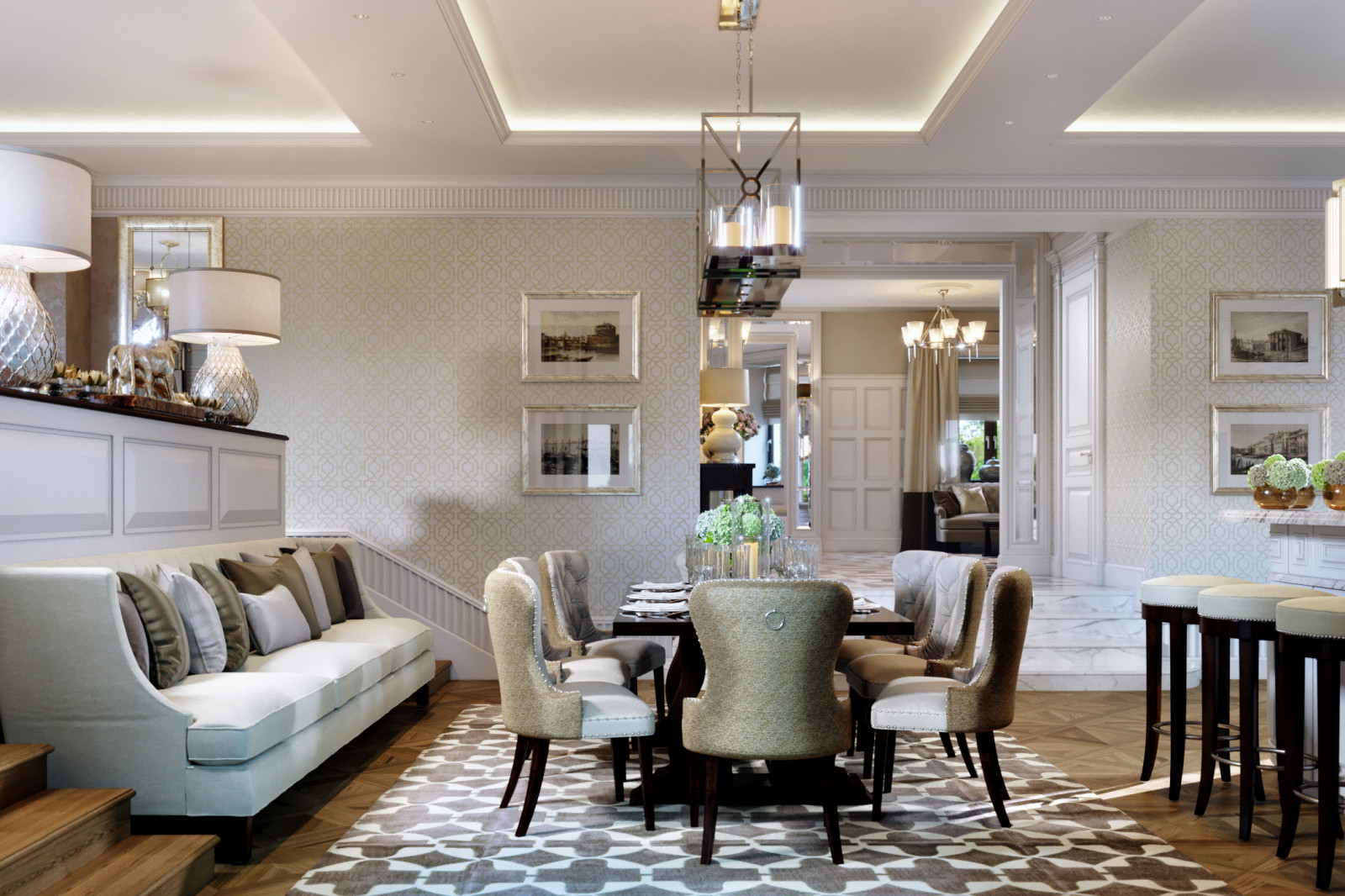 Лайково, кухня-столовая