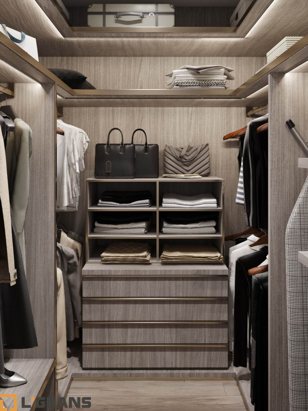 Дизайн проект квартиры по ул. Шеронова в Хабаровске