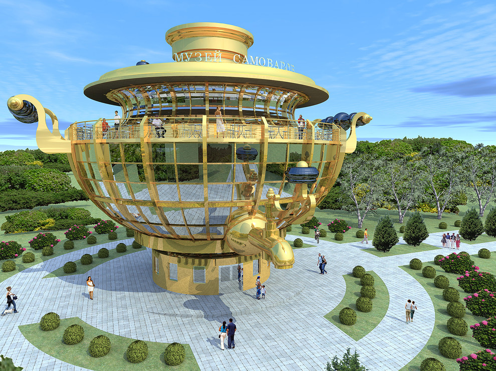 Обложка проекта: Здание "Музея самоваров"