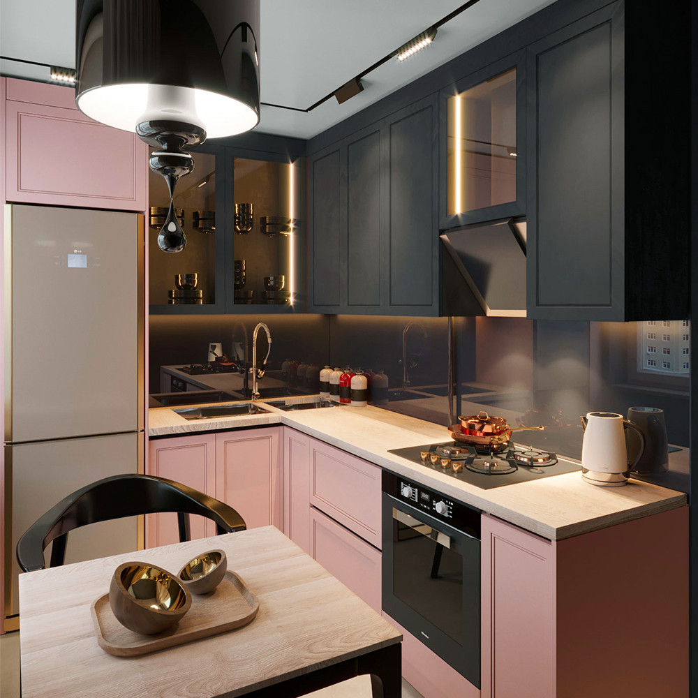 Современный стиль двухкомнатной квартиры в Боровлянах