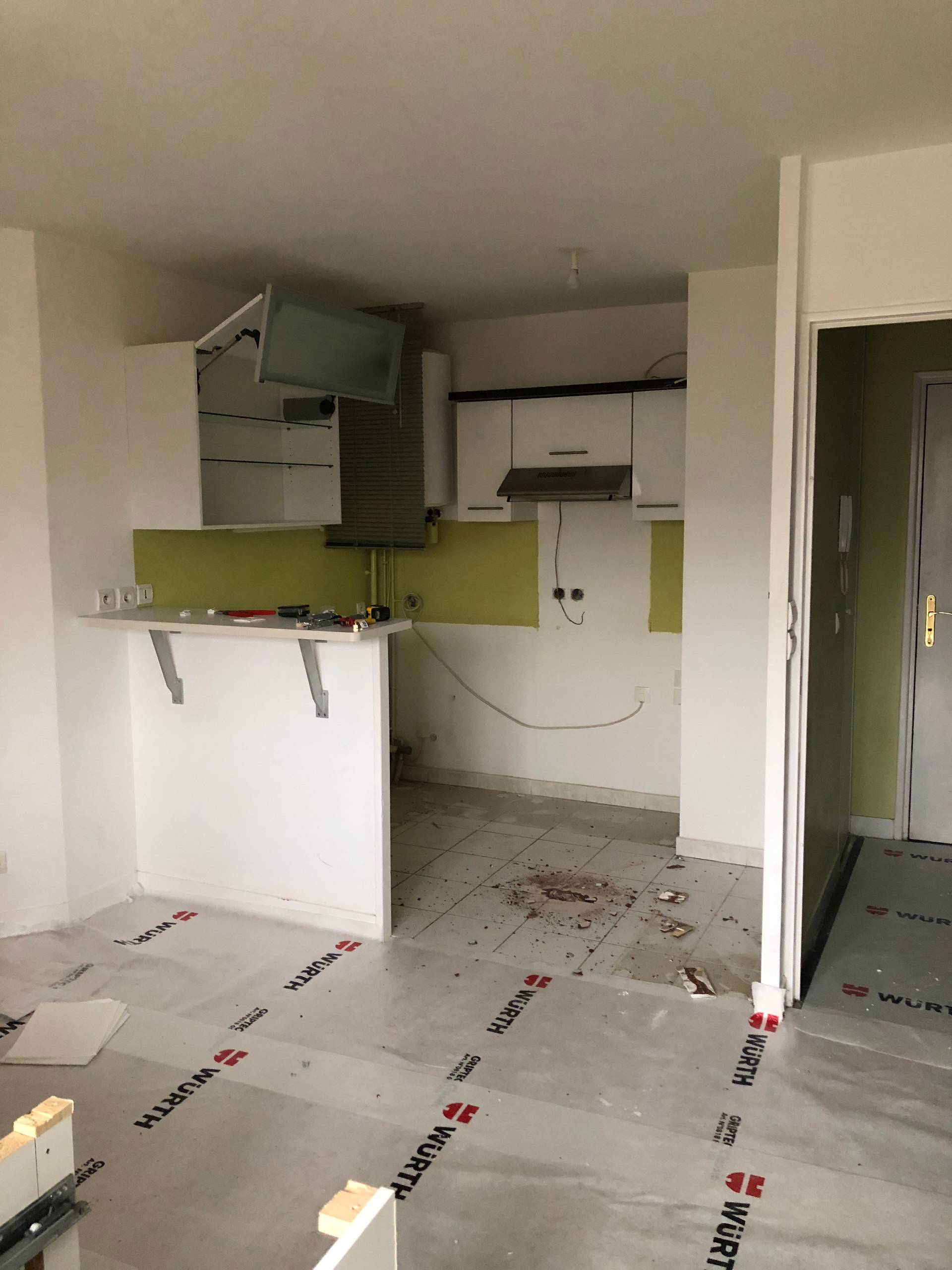 До и после: Французская студия 20 кв.м для девушки и кошки