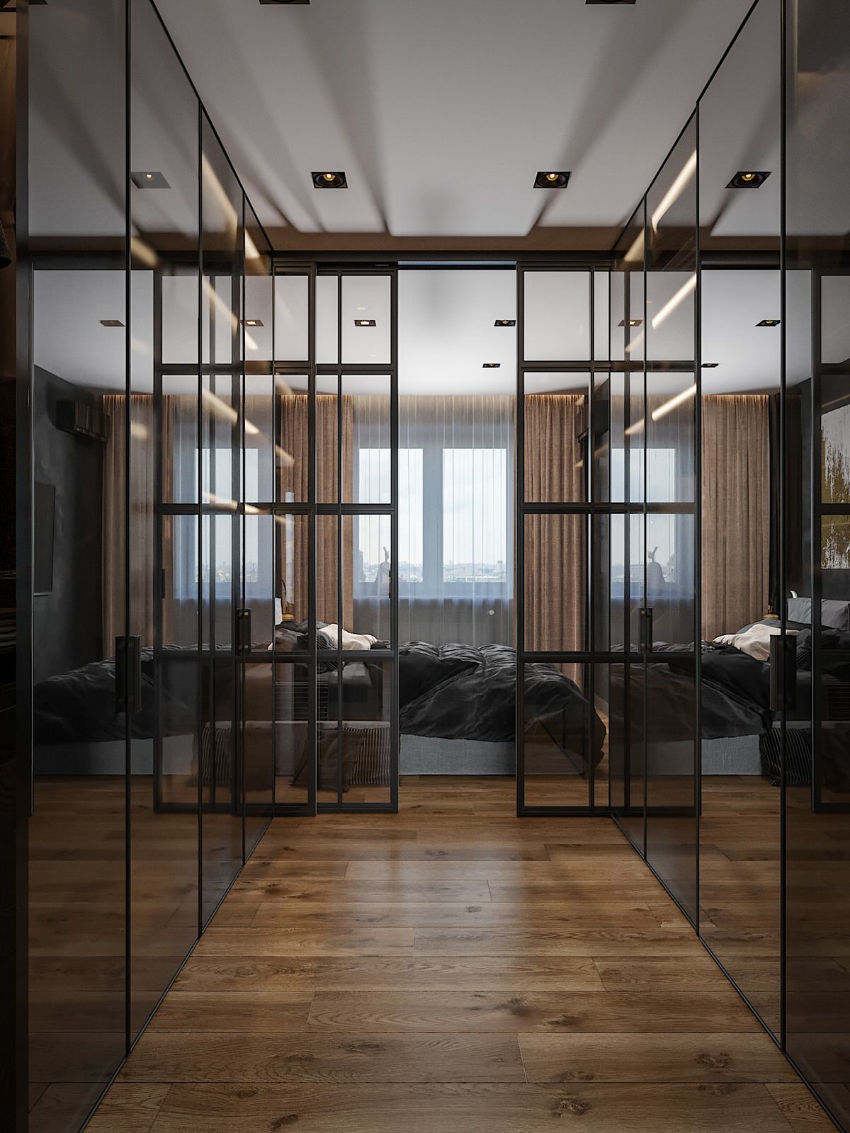 Минимализм в темно-серых тонах!