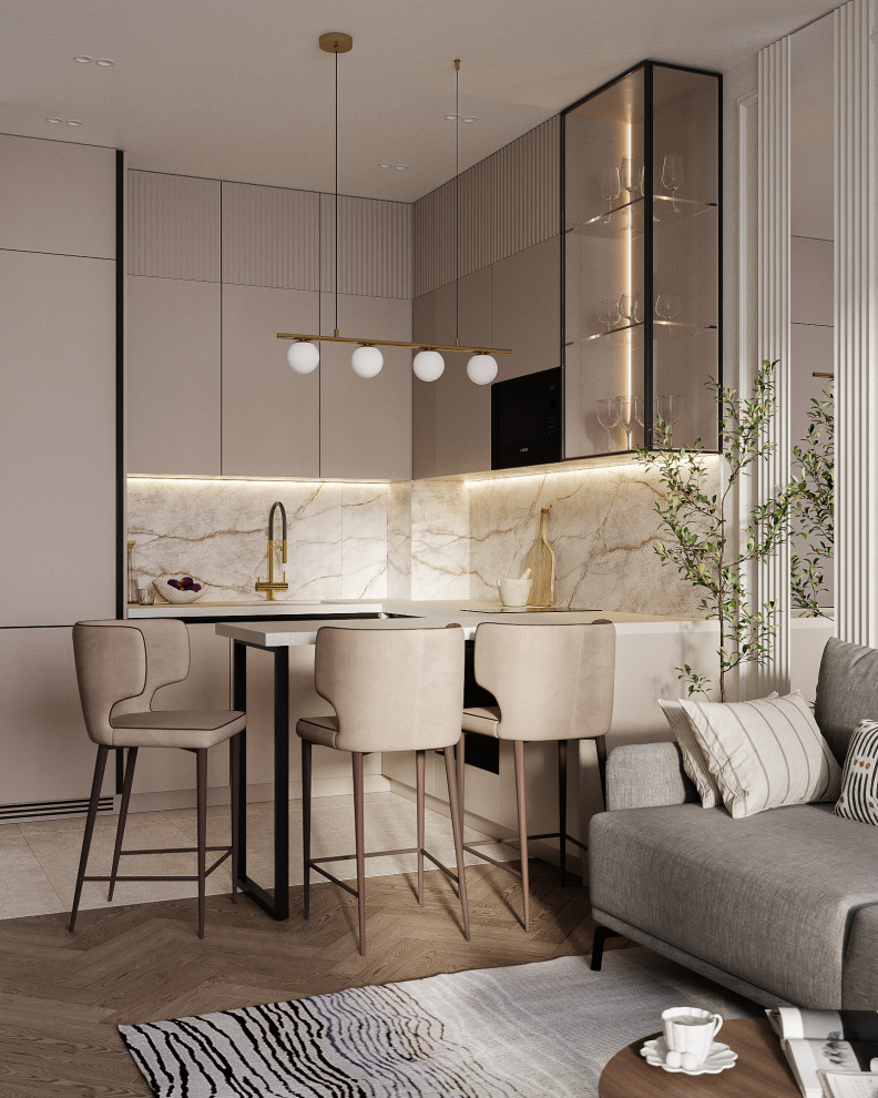 Обложка проекта: Современная классика 42м2 в ЖК Alia