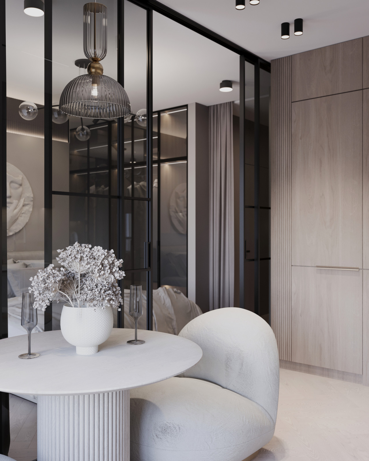 Квартира-студия для девушки в ЖК Екатерининский Парк