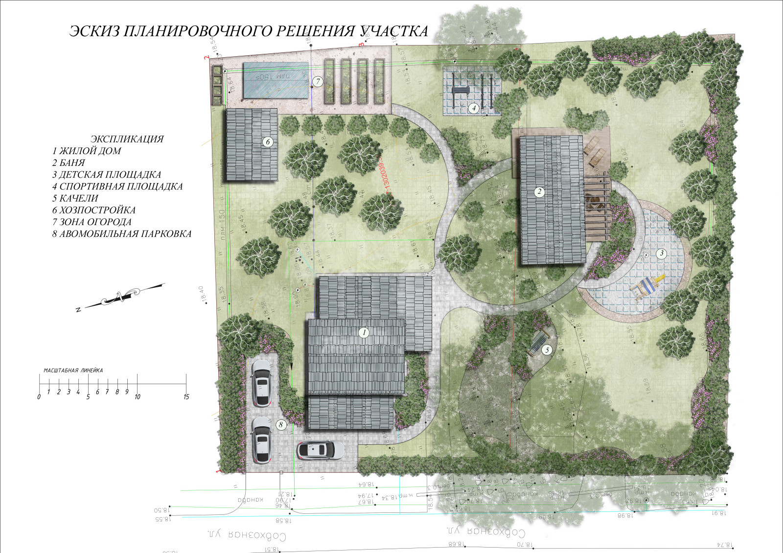 Обложка проекта: Проект сада во Всеволожске для большой семьи