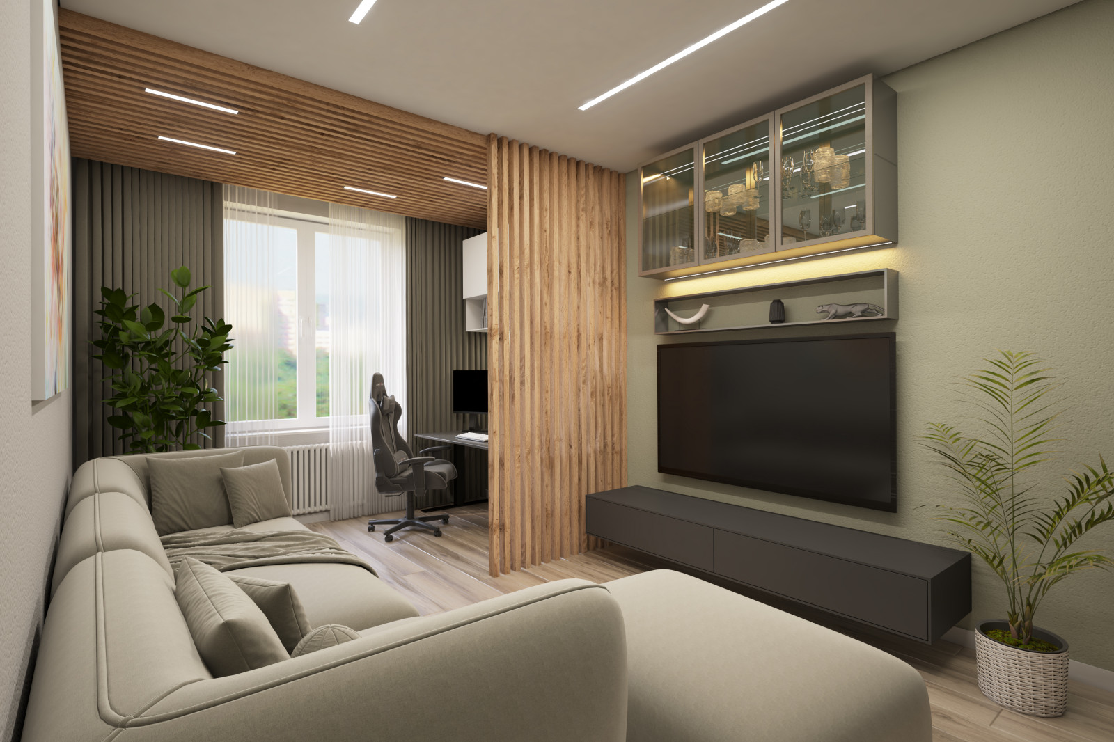 Трёхкомнатная квартира. 100 кв.м.