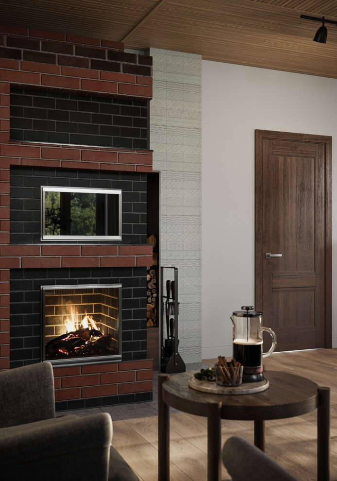 Гостиная загородного дома