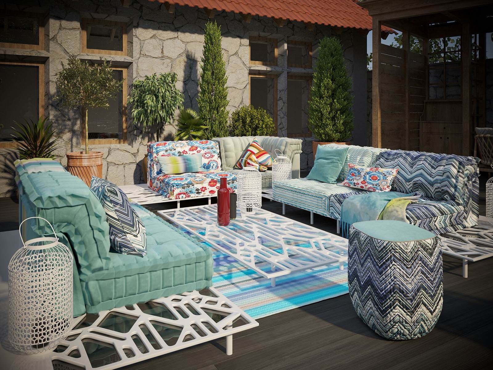 Терраса ресторана Харакс