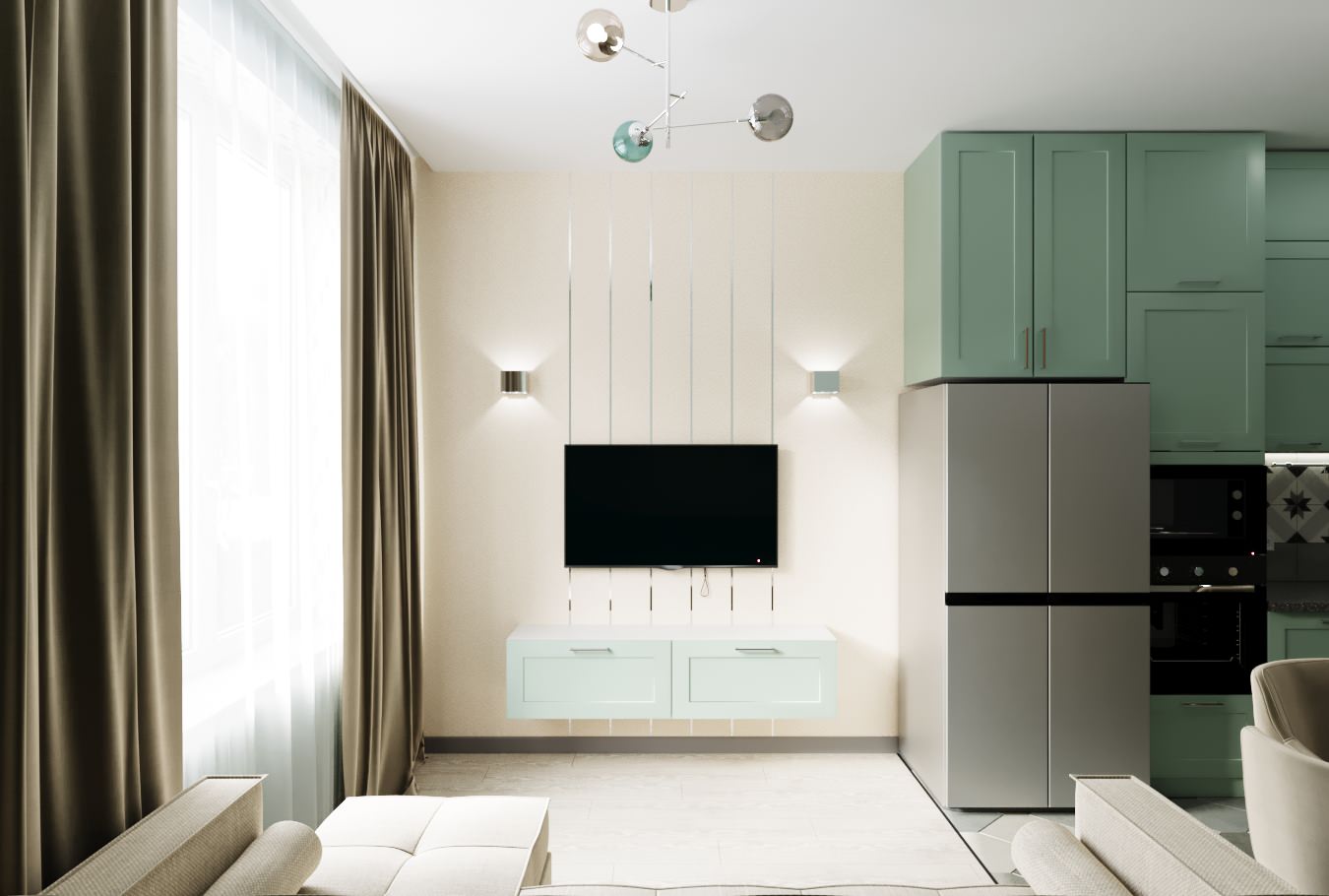 Интерьер для большой семьи