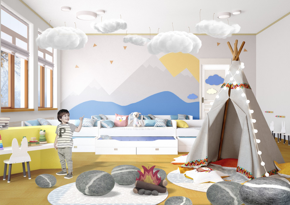 Интерьеры детского сада на Гагаринской улице. Санкт-Петербург