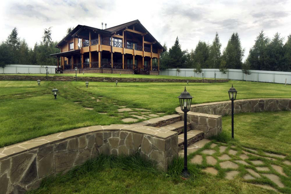 Обложка проекта: Дом из клееного бруса на р.Волге