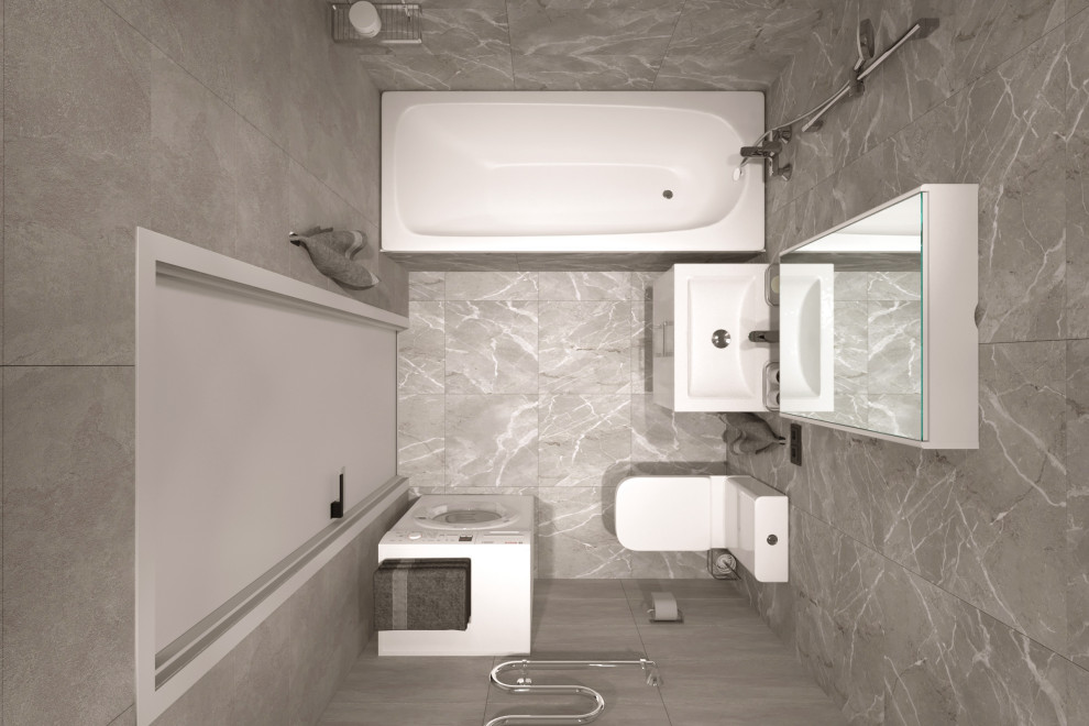 Типовой проект 1 бюджетного ремонта от застройщика.