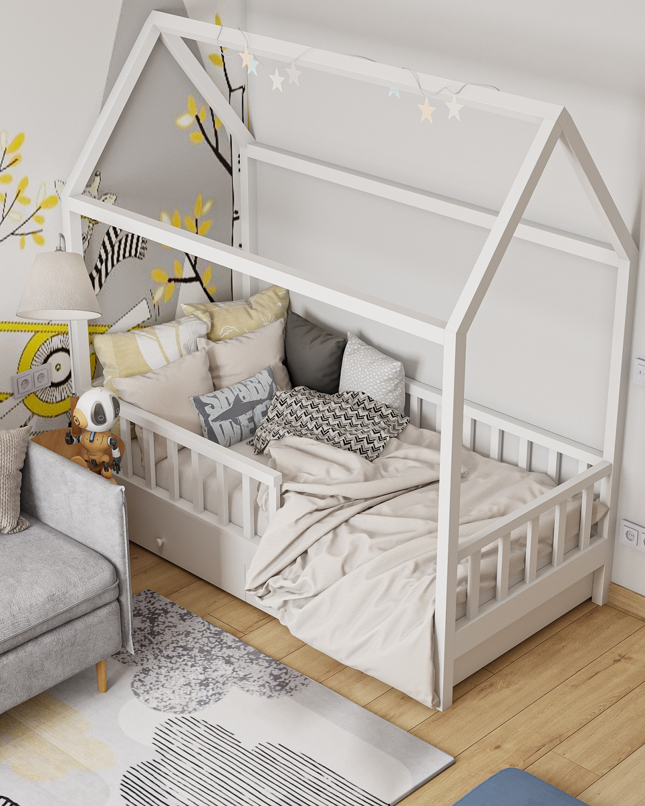 Обложка проекта: Солнечная и тёплая детская для Малыша Романа