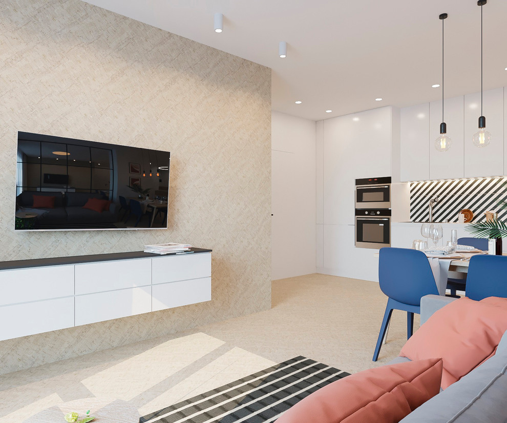 Трехкомнатная студия