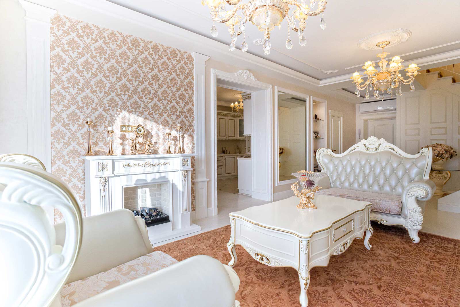 2-х уровневая квартира в классическом стиле