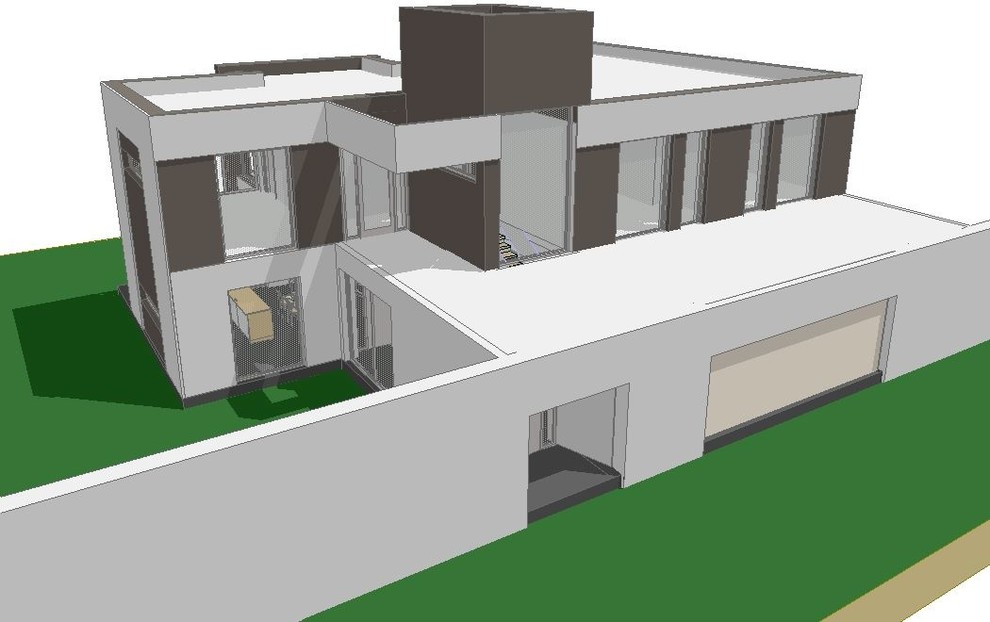 Эскизный проект дома в Бронницах