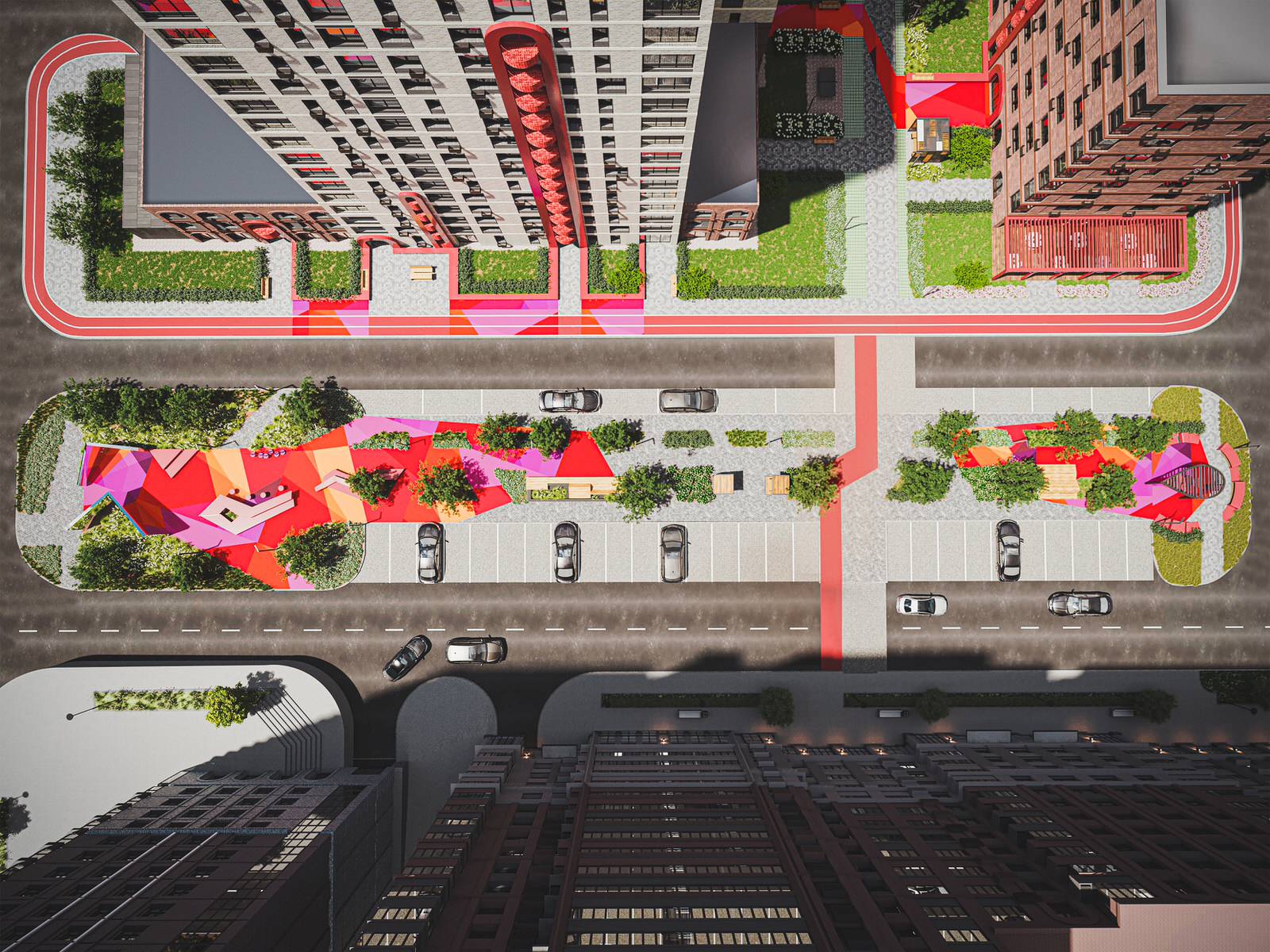 Архитектура фасадов и проект благоустройства