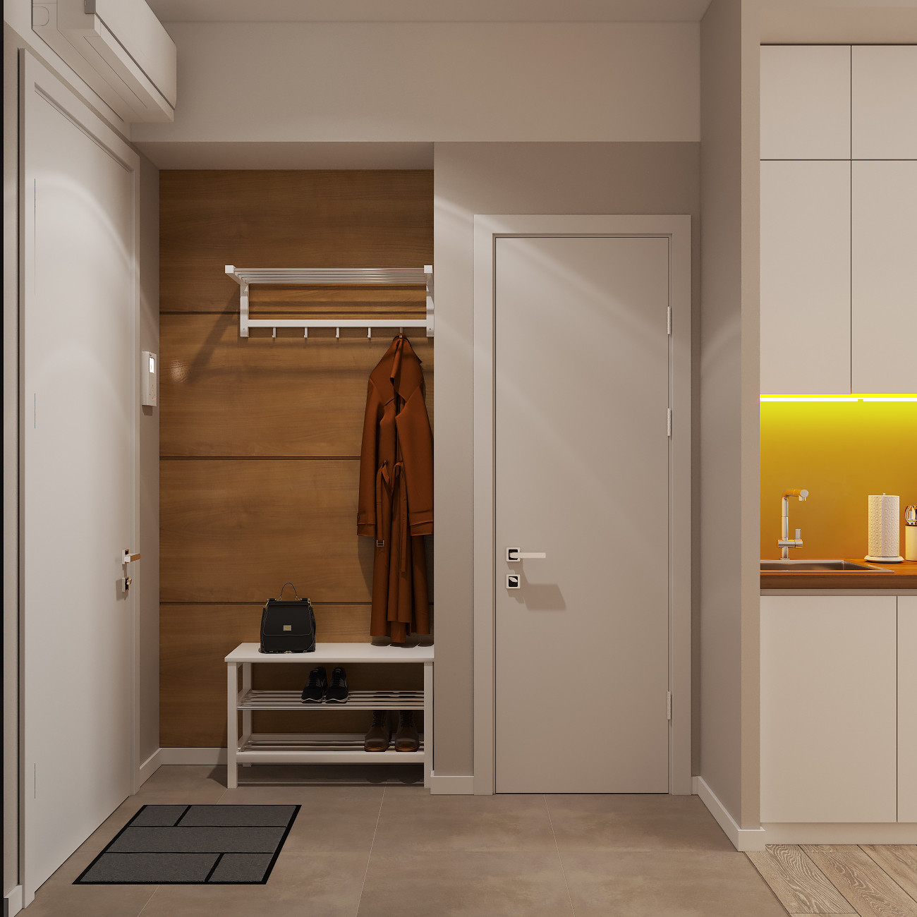 Студия для молодой девушки