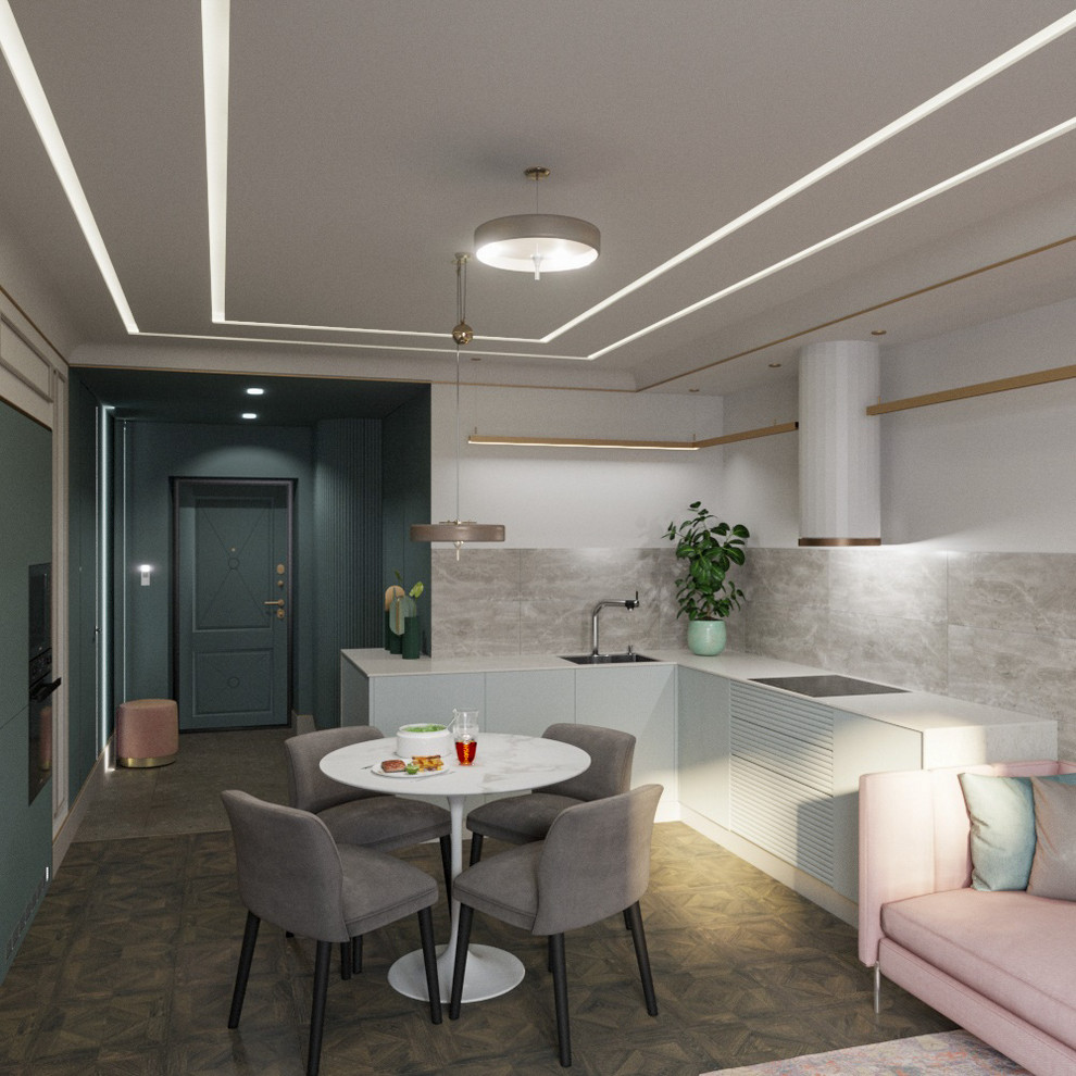 Волжский квартал (Кухня гостиная)