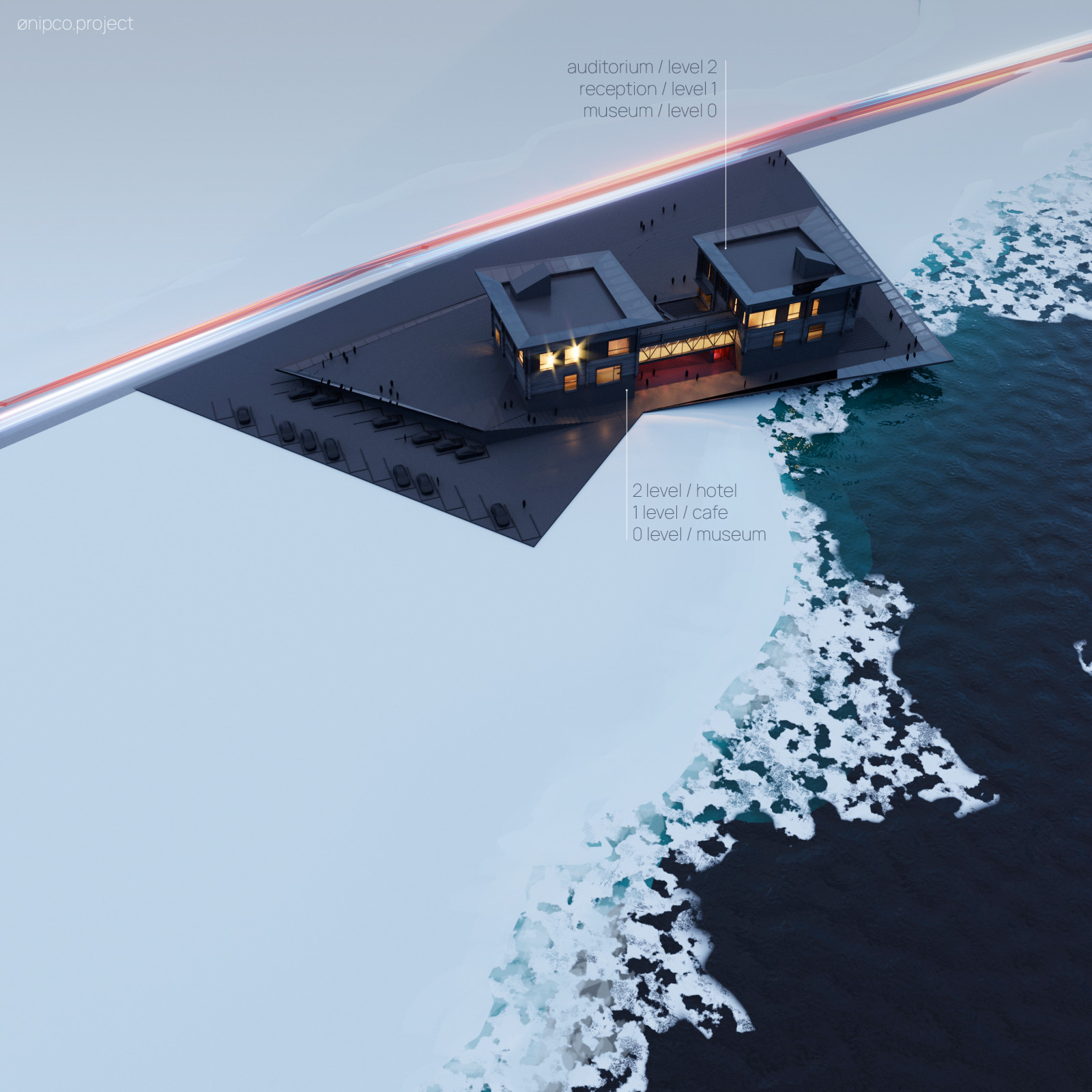 #no01s2600sqm / hybrid museum of the arctic experience within tromsø