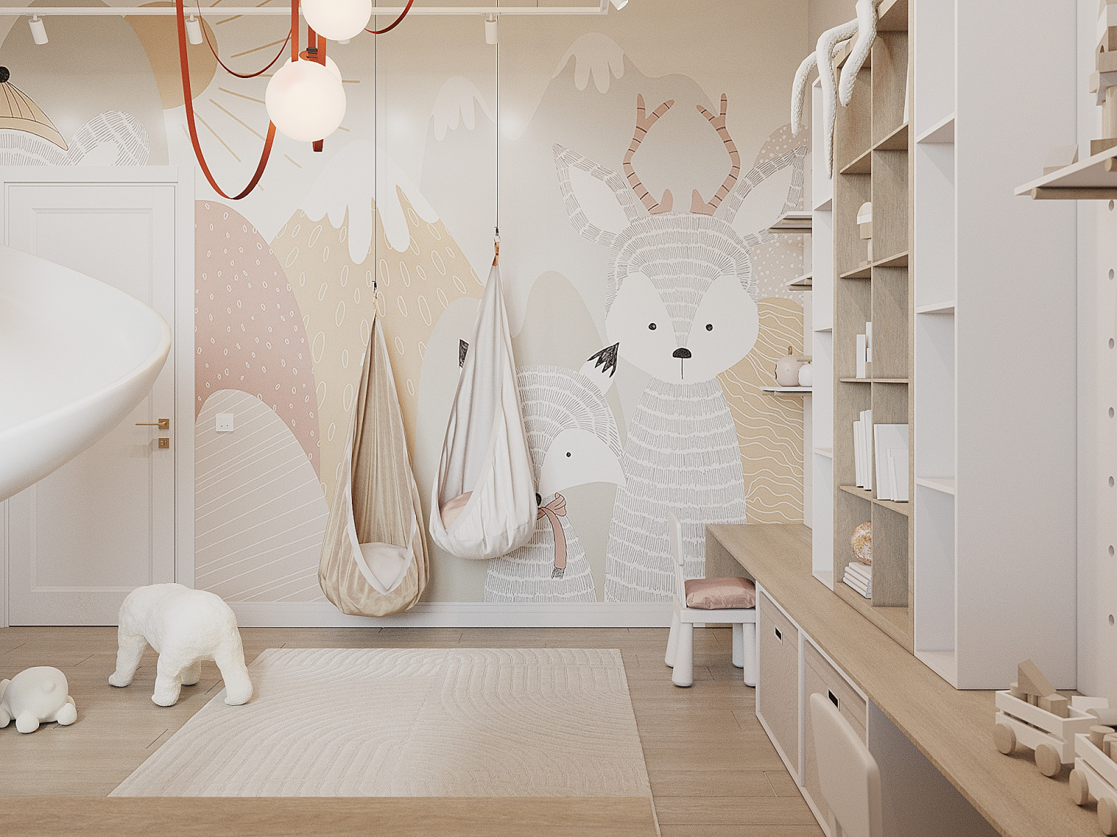 Дизайн интерьера детской комнаты