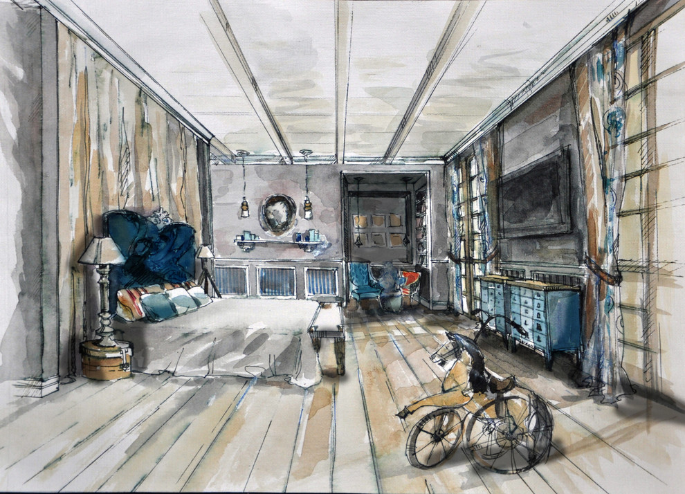 Interior Sketch - Эскизы интерьеров