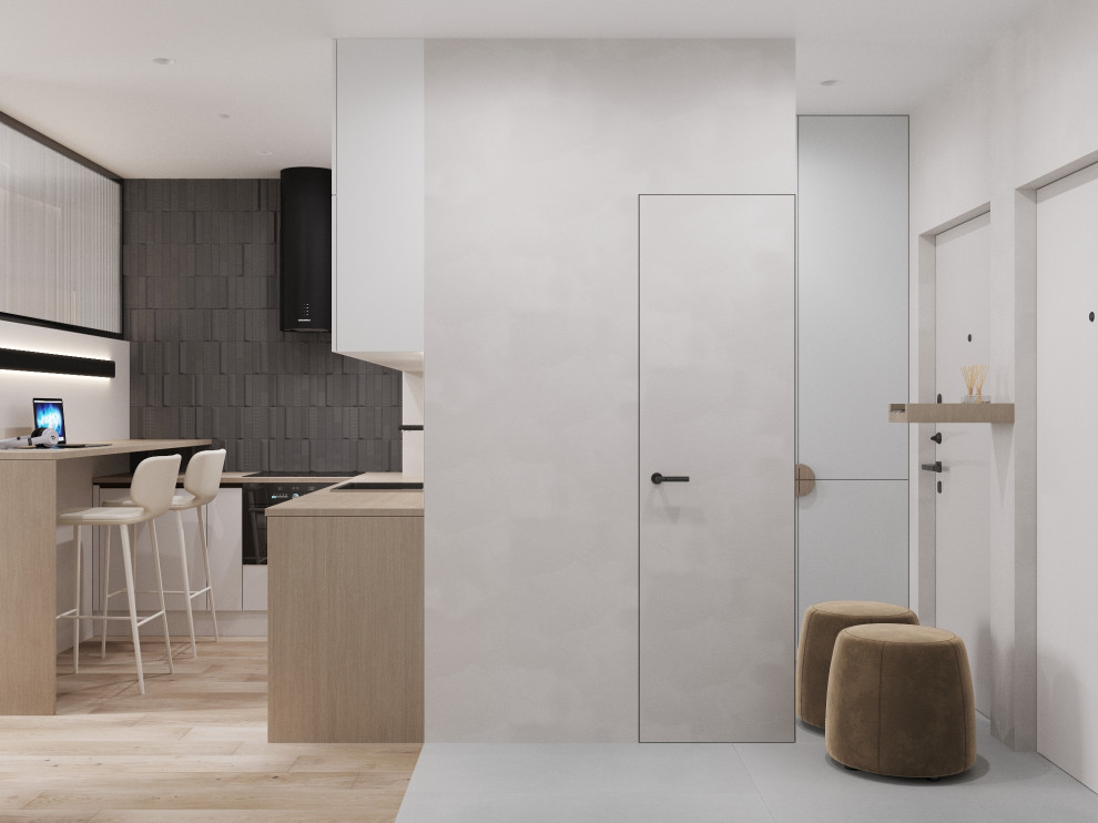 Проект квартиры-студия 28кв.м в СПб