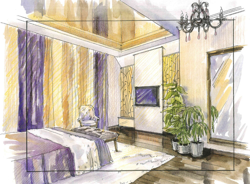 Альбом эскизов для интерьеров