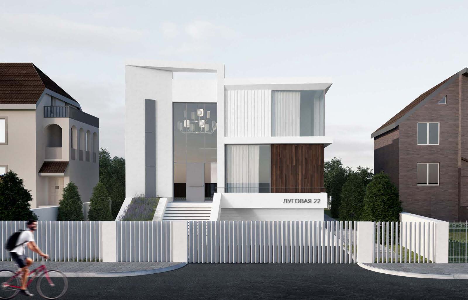 Индивидуальный жилой дом в современном стиле