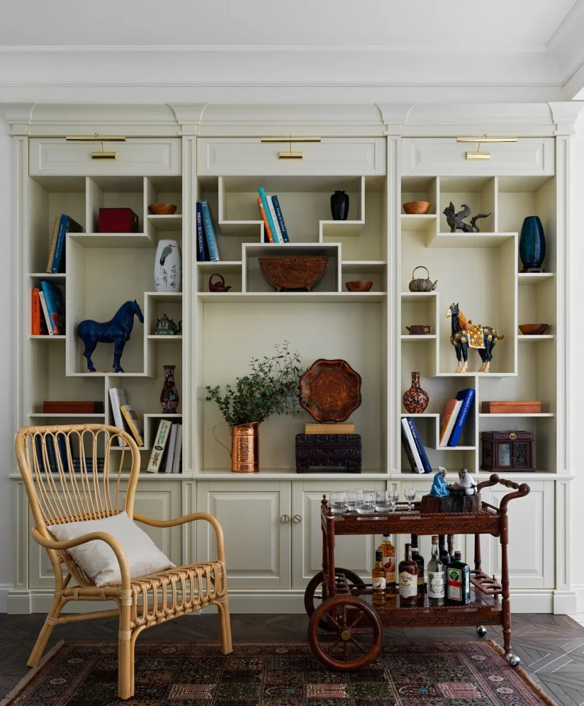 Houzz тур: Квартира с коллекцией китайских ваз и гравюр