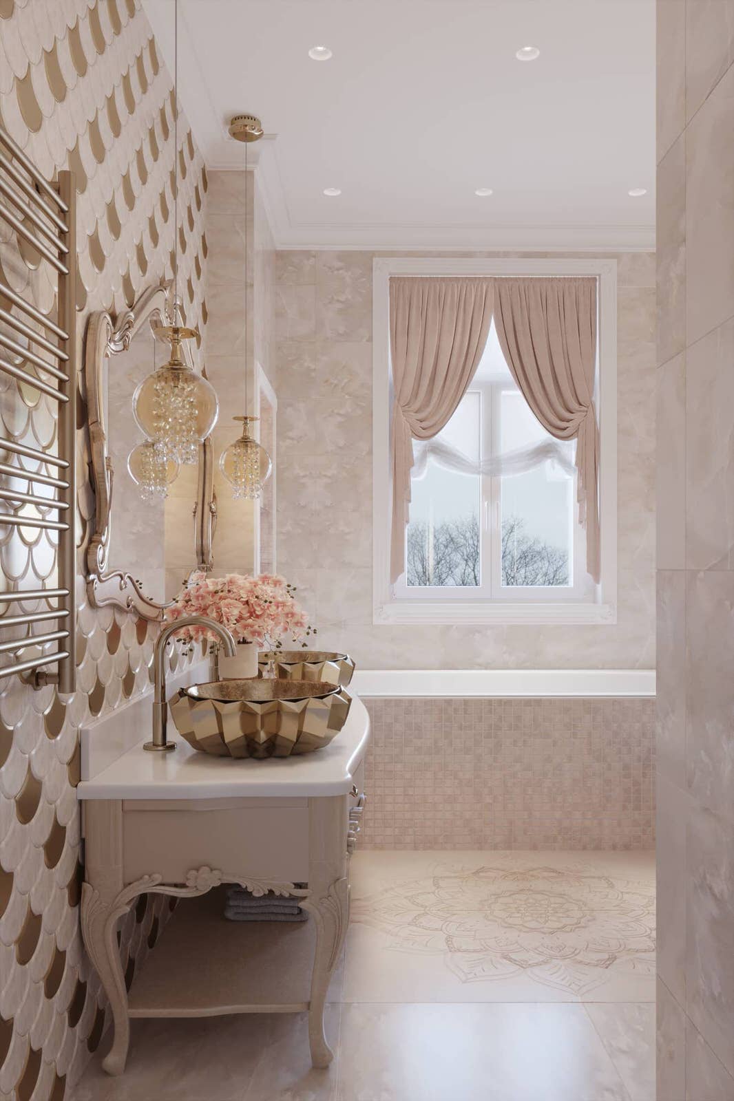 Дизайн и ремонт таунхауса в ЖК «Николинские ключи» — Роскошь вне времени