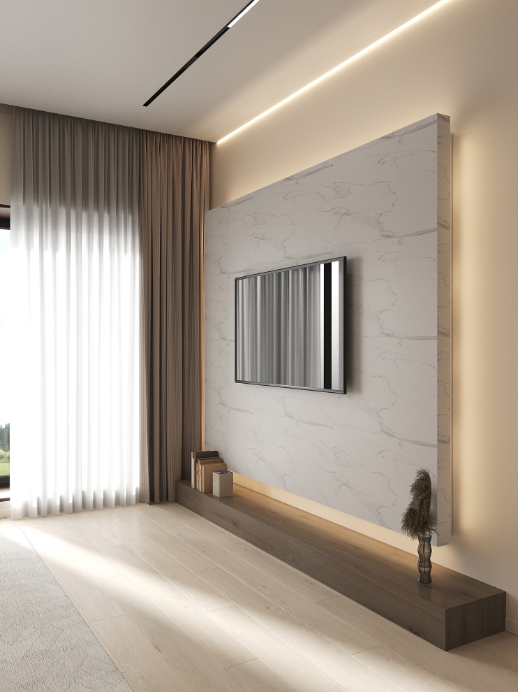 Визуализация Кухня-Гостиная