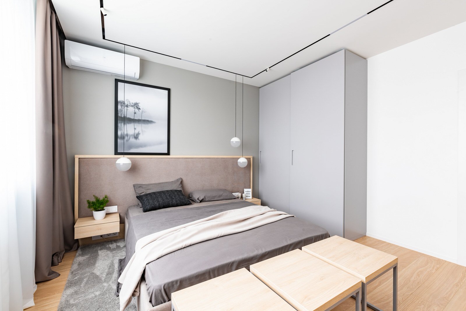 Не скучный серый. Квартира г. Минск