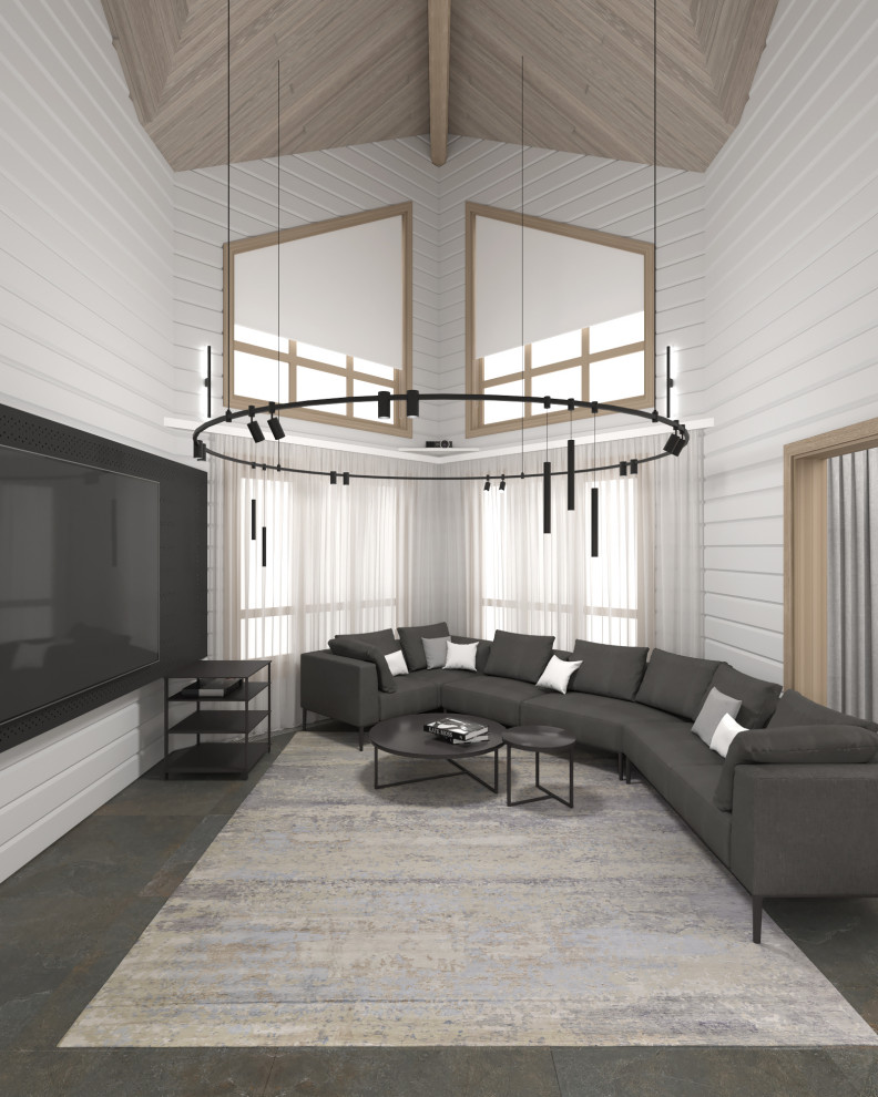 Дизайн интерьеров деревянного дома