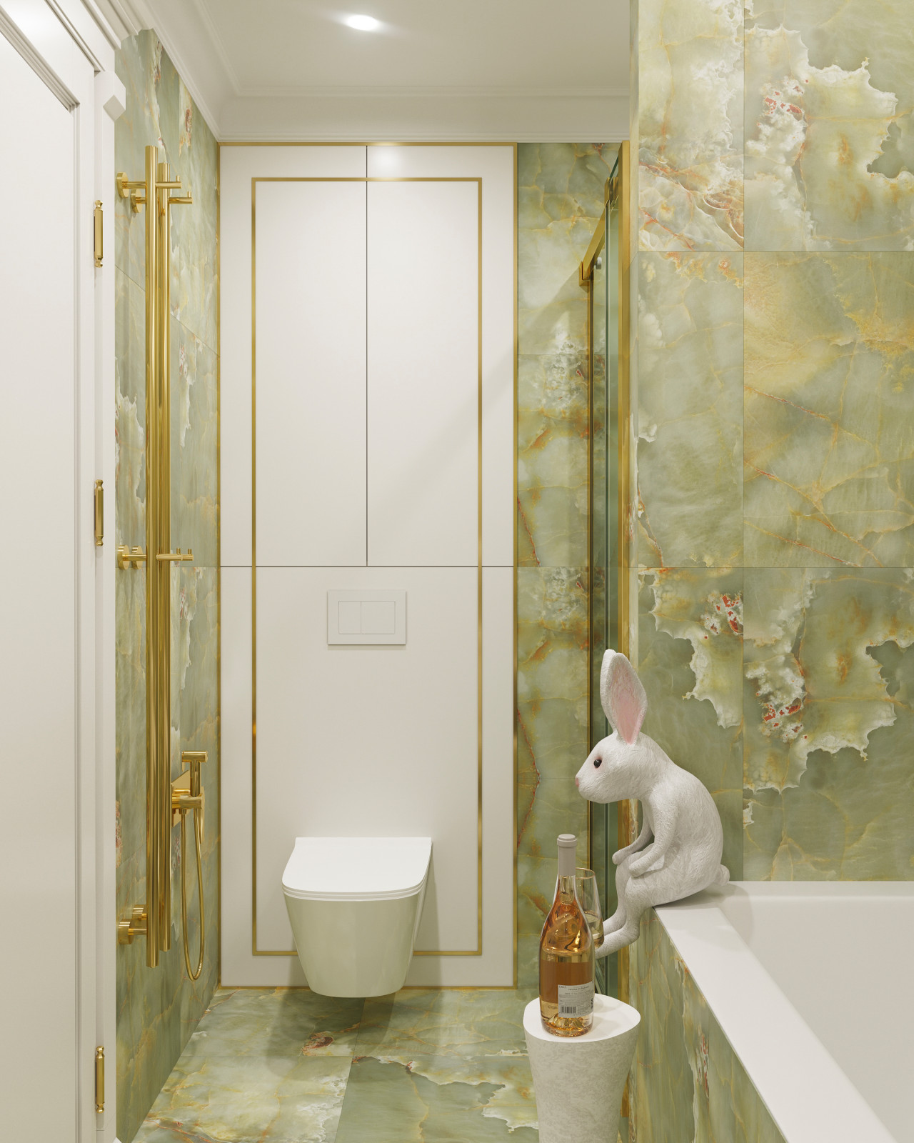 Обложка проекта: 2-х комнатная квартира-студия 80 кв/м