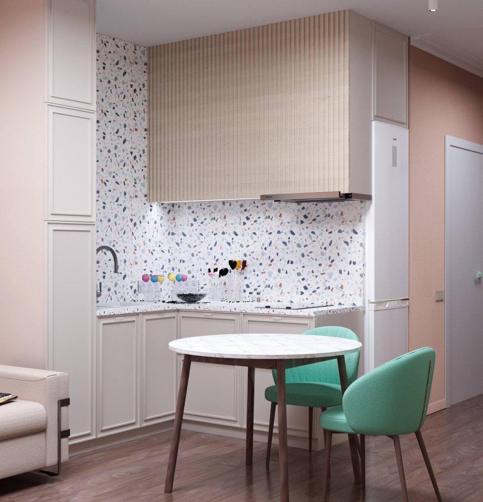 Квартира-студия для девушки-певицы.