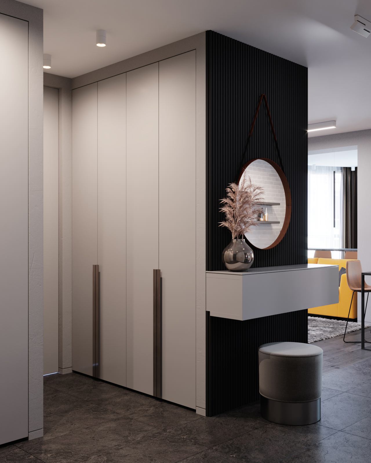 Дизайн интерьера "Минимализм" 2к.кв в г.Краснодаре