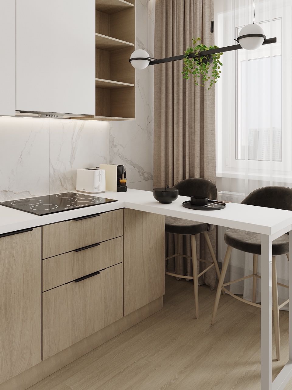 ЖК Lumin, 2 комнаты, 65 м²