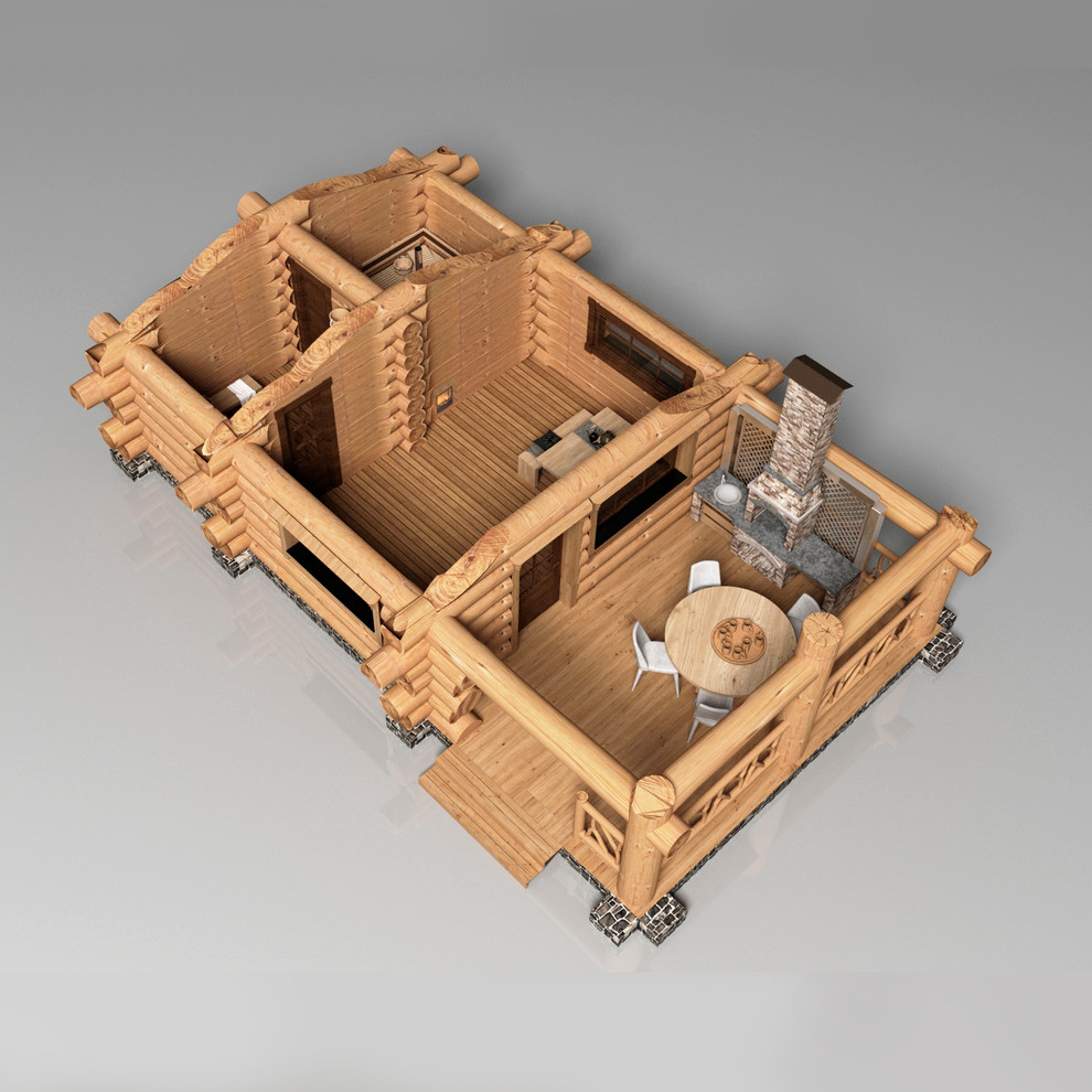 Бревенчатая баня