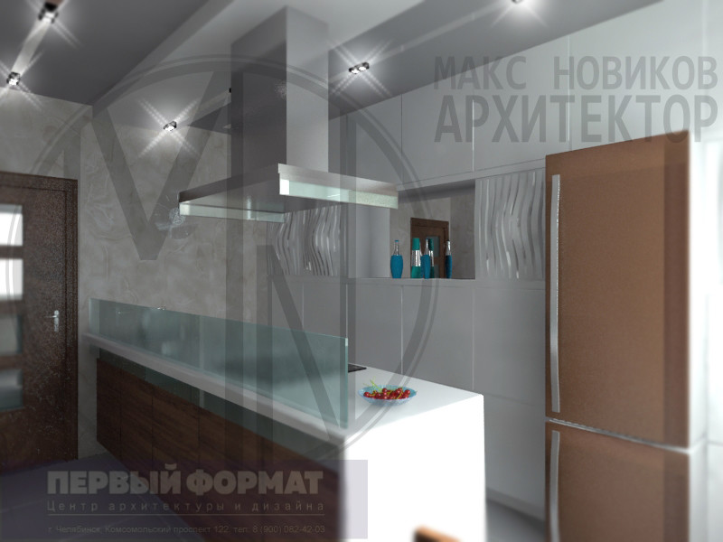 Кухня в 3-х комнатной квартире