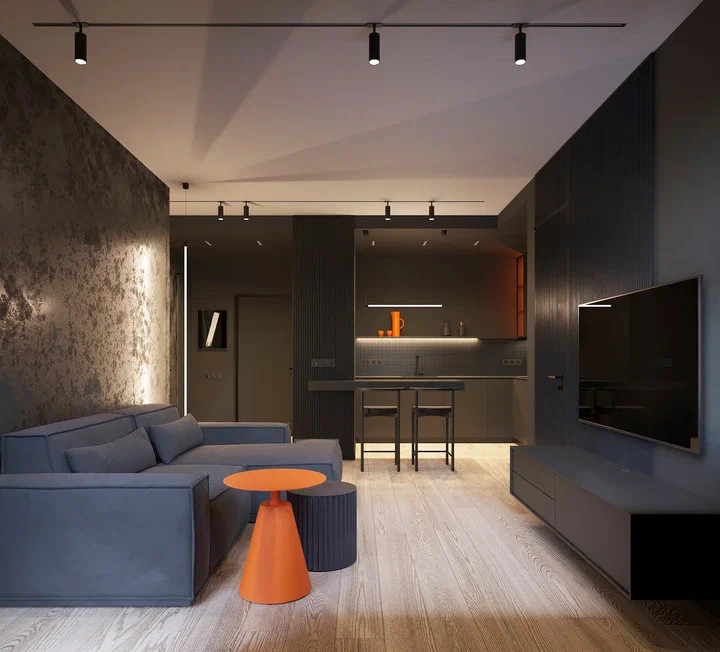 Дизайн двухкомнатной квартиры 60 м2