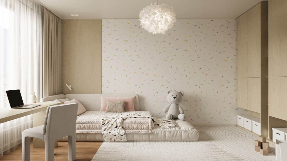 Детская комната для девочки 15,5 кв.м