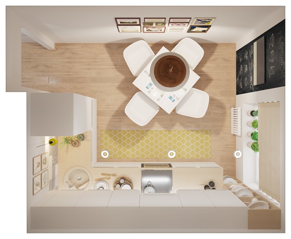 Проект однокомнатной квартиры в ЖК "Квартал энтузиастов"